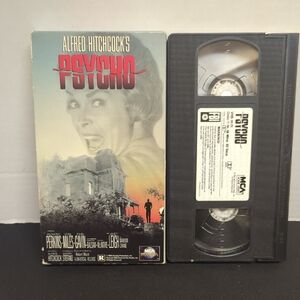 4/$20 Alfred Hitchcock: Psycho VHS 1991 Anthony Perkins